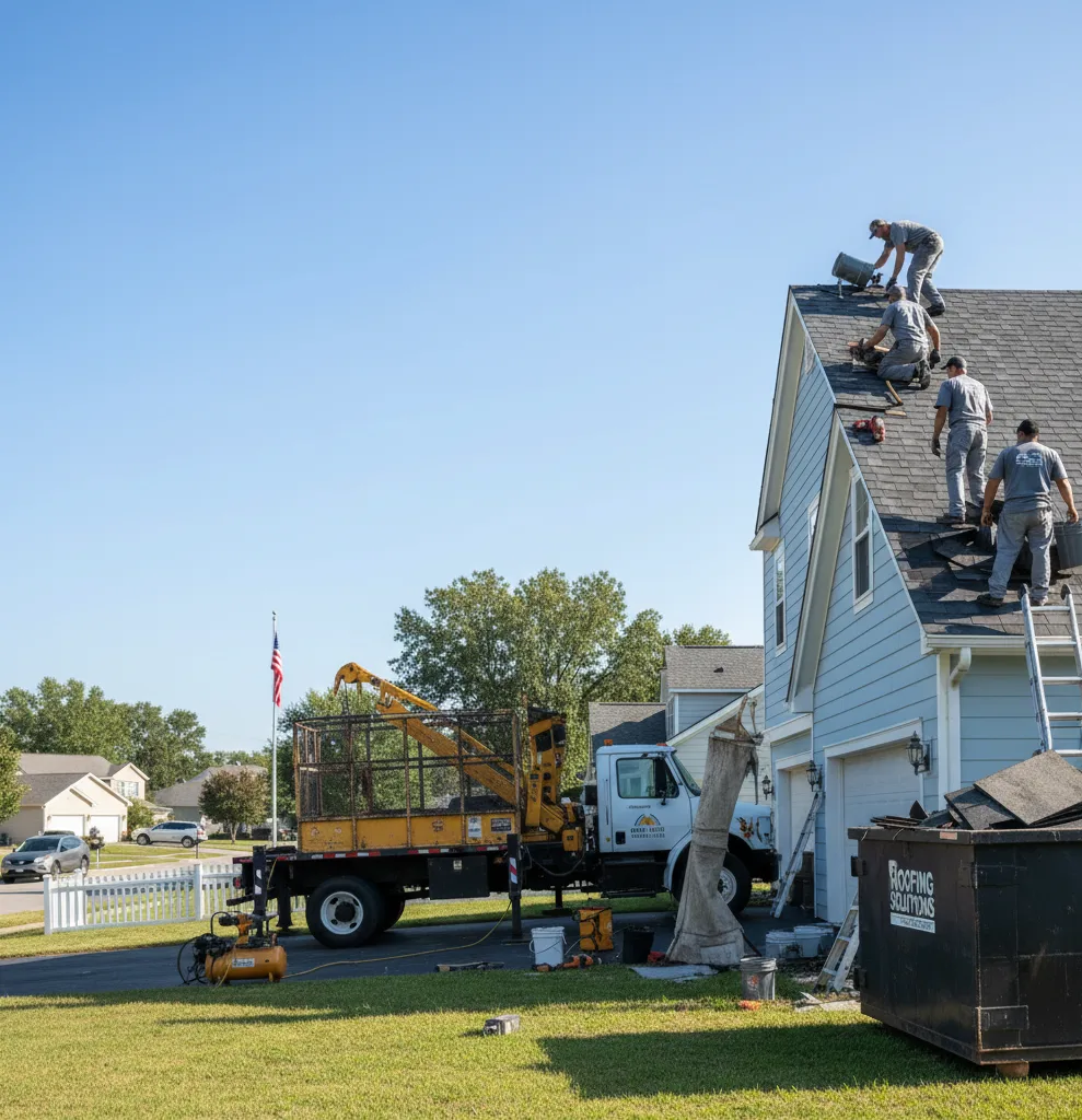 Flat Roof Repair in O'Fallon, MO